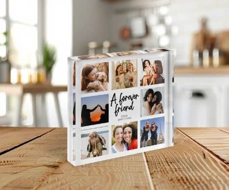 Three Photo Strip Acrylic Plaque