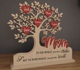 Custom Family Tree Heart Stand SVG