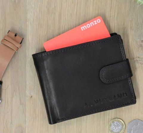  Personalised Men's Leather Wallet 