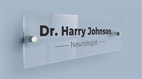  Acrylic Wall Sign 
