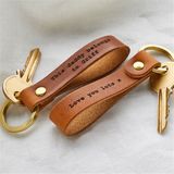 Leather Loop Keyring