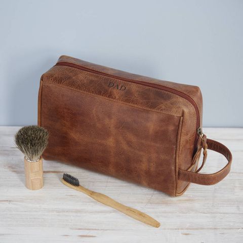 Leather Washbag