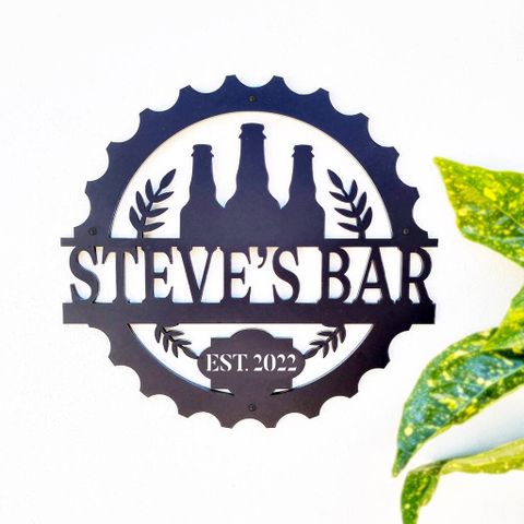  Acrylic ‘Home Bar’ Sign 