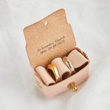 Personalised Leather Wedding Ring Pouch