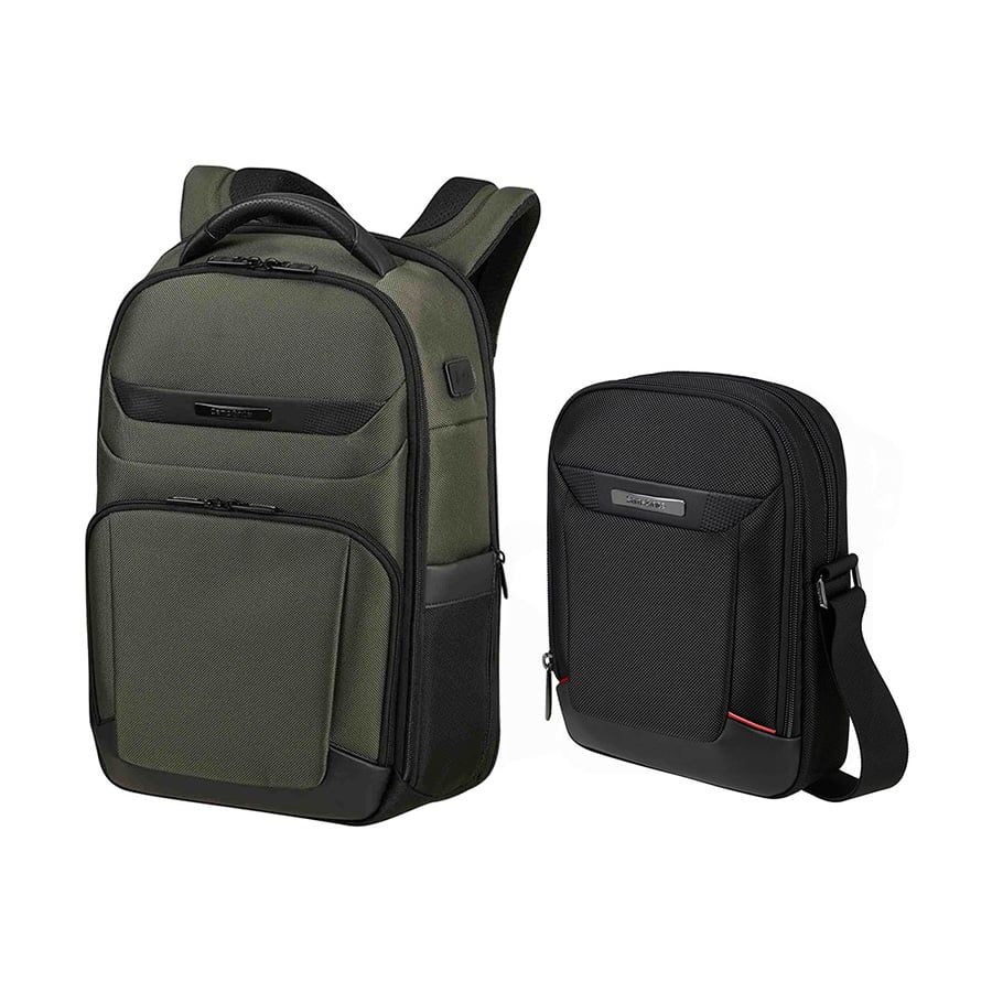  Set B1: Balo laptop 15.6in + Túi đeo chéo 9.7in PRO-DLX 6 