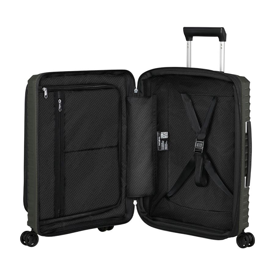  Set B4.2: Vali kéo Upscape EXP Easy Access + Balo laptop 14.1 Sam Classic Leather 