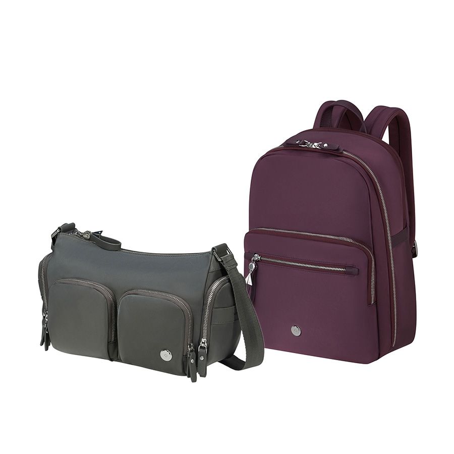  Set B7: Túi đeo vai + Balo laptop 14.1in Karissa Evo 