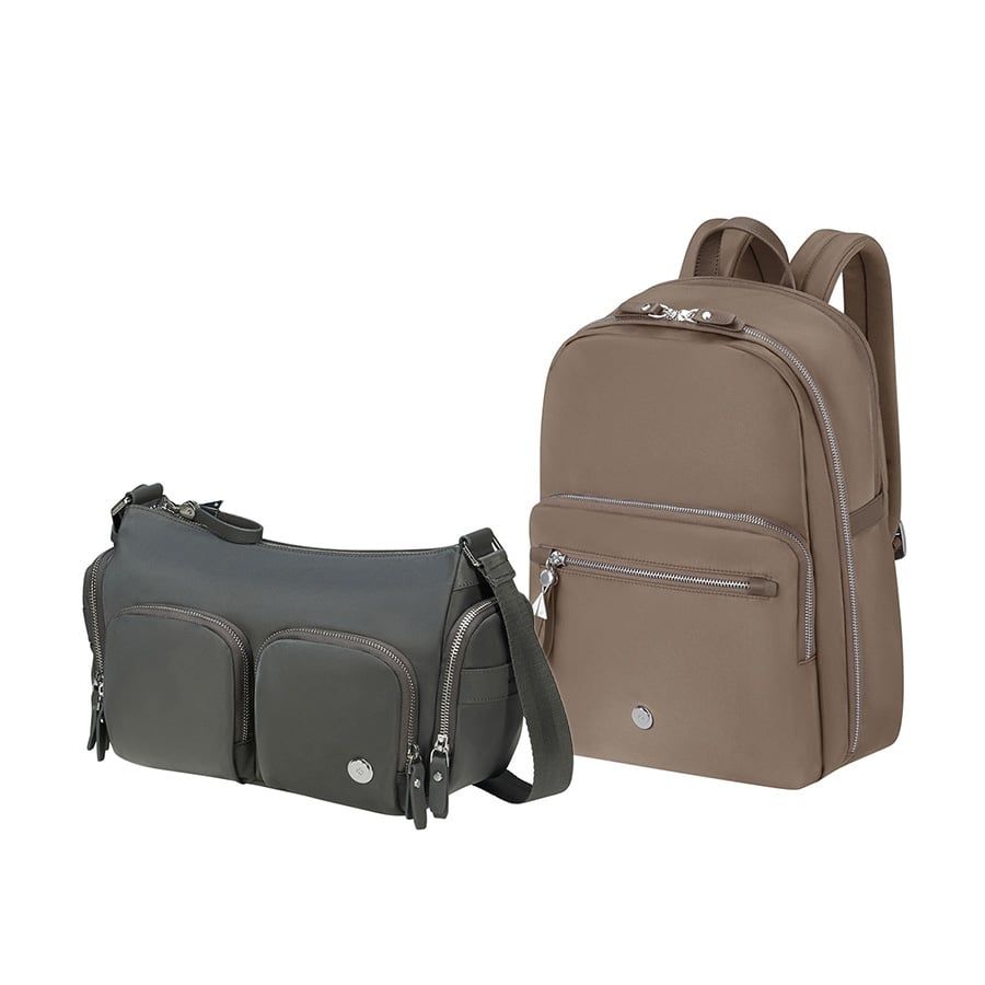  Set B7: Túi đeo vai + Balo laptop 14.1in Karissa Evo 