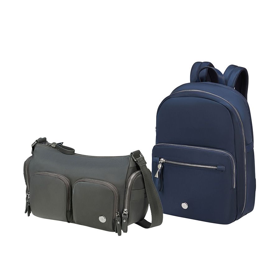  Set B7: Túi đeo vai + Balo laptop 14.1in Karissa Evo 