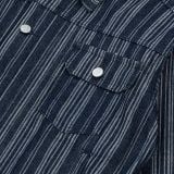  AA DENIM JACKET // BLUE STRIPED 