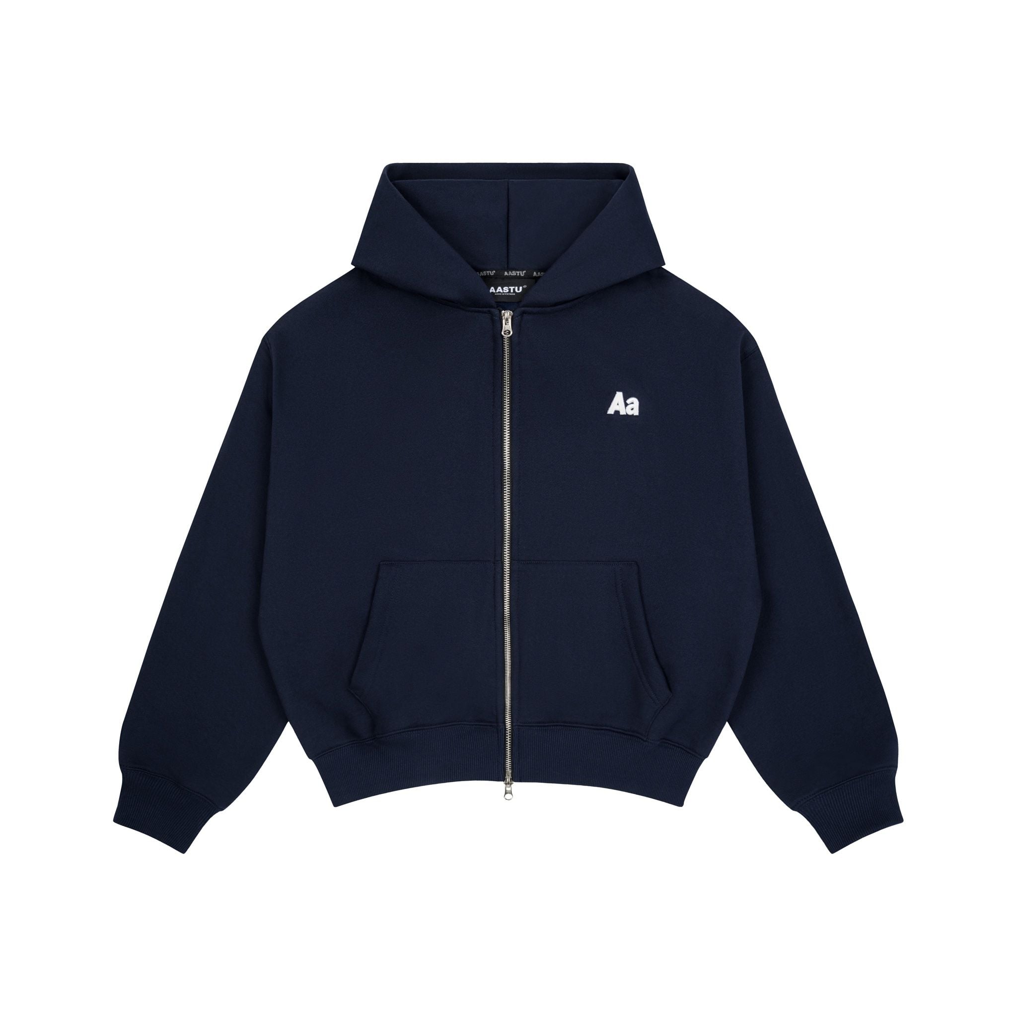  AASTU LOGO HOODIE ZIP // NAVY 