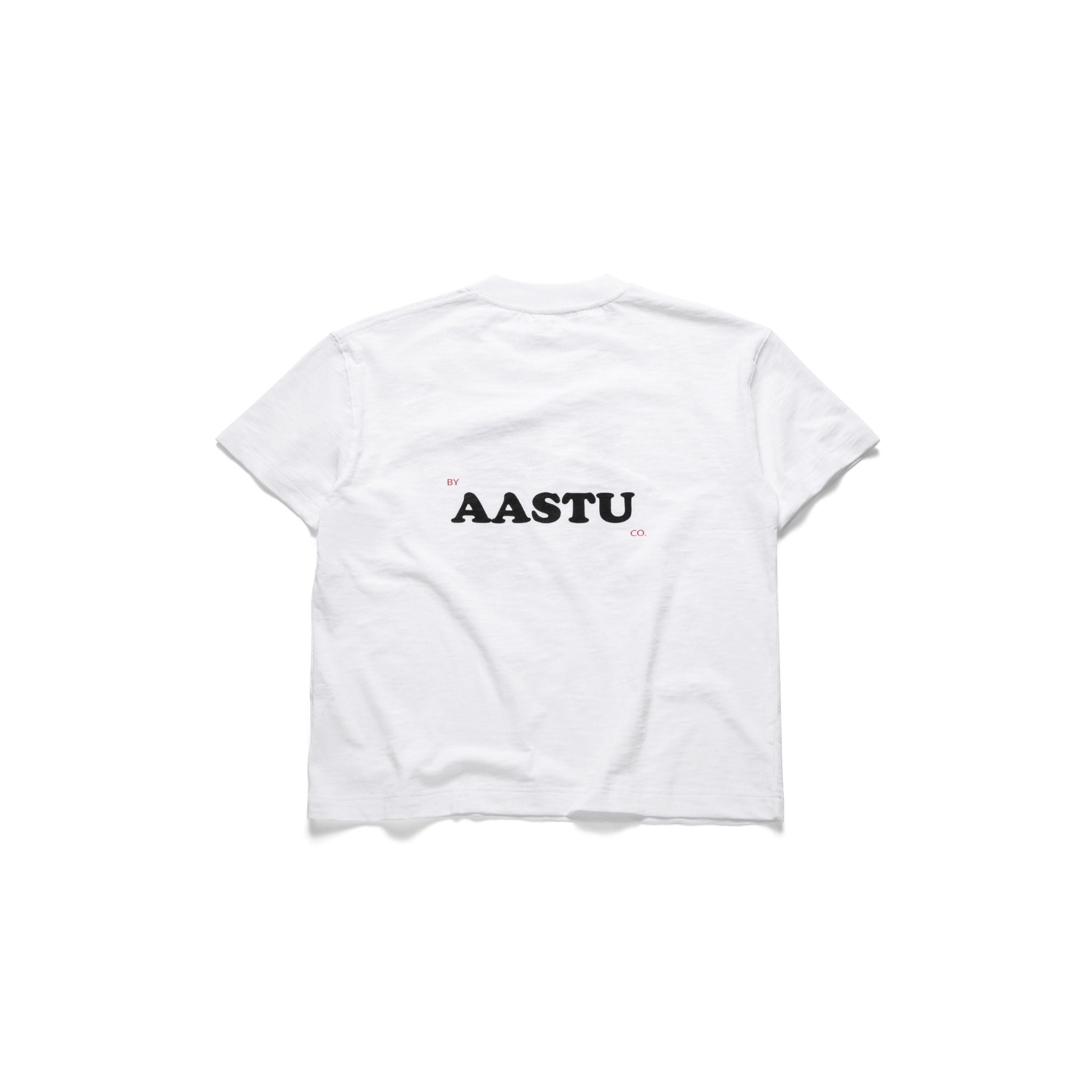  AA APPLE SLUB TEE // WHITE 