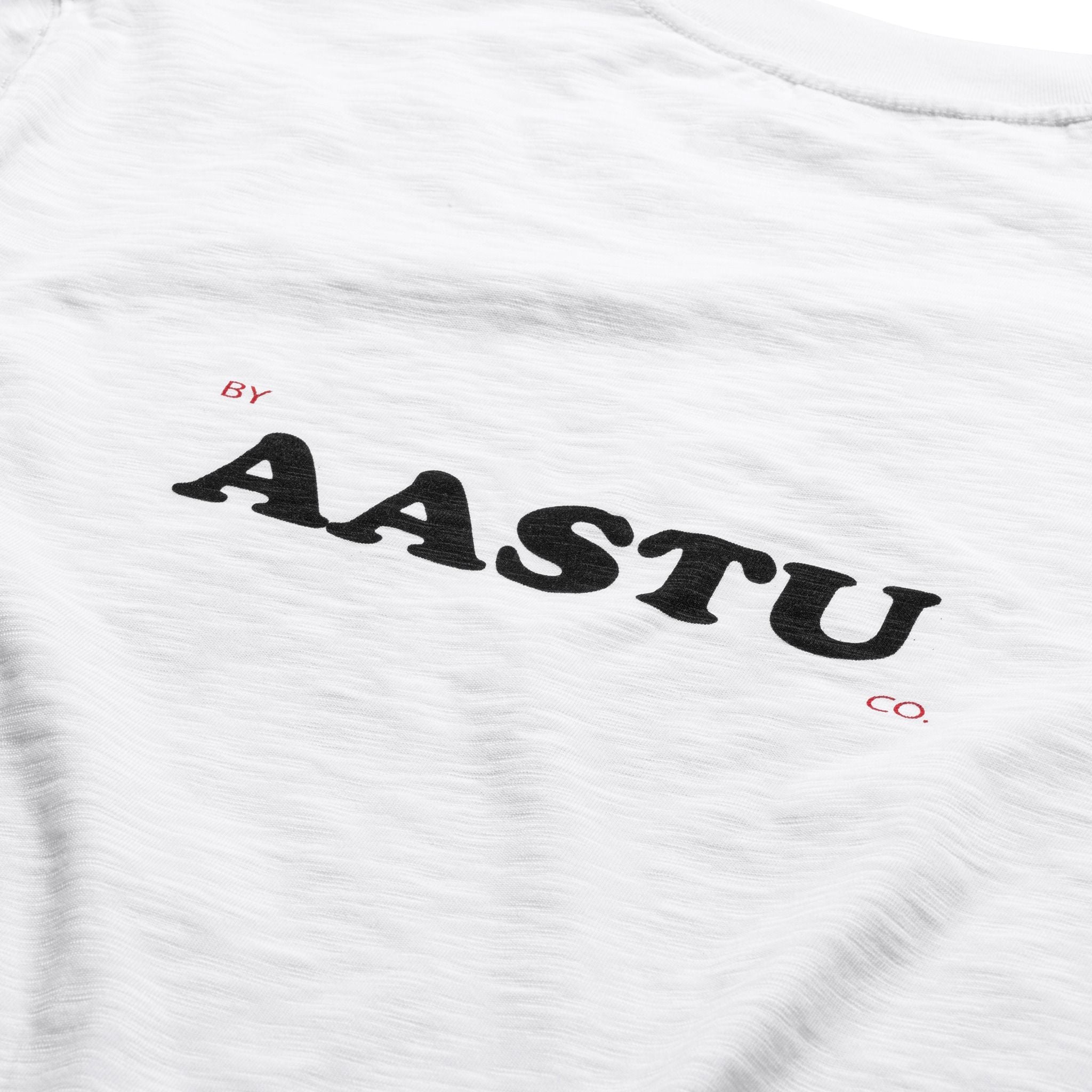  AA STRAWBERRY SLUB TEE // WHITE 