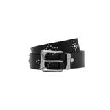  AA RIVET STUDDED LEATHER BELT // BLACK 