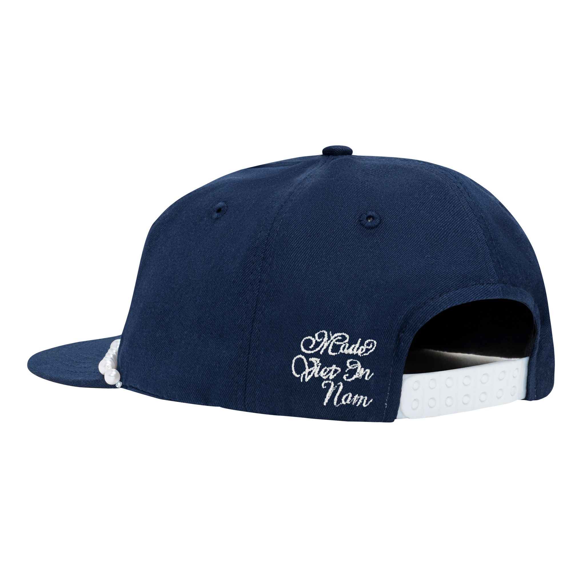  AA CLASSIC GOLFER CAP // NAVY - PEARL CHAIN 
