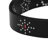  AA RIVET STUDDED LEATHER BELT // BLACK 