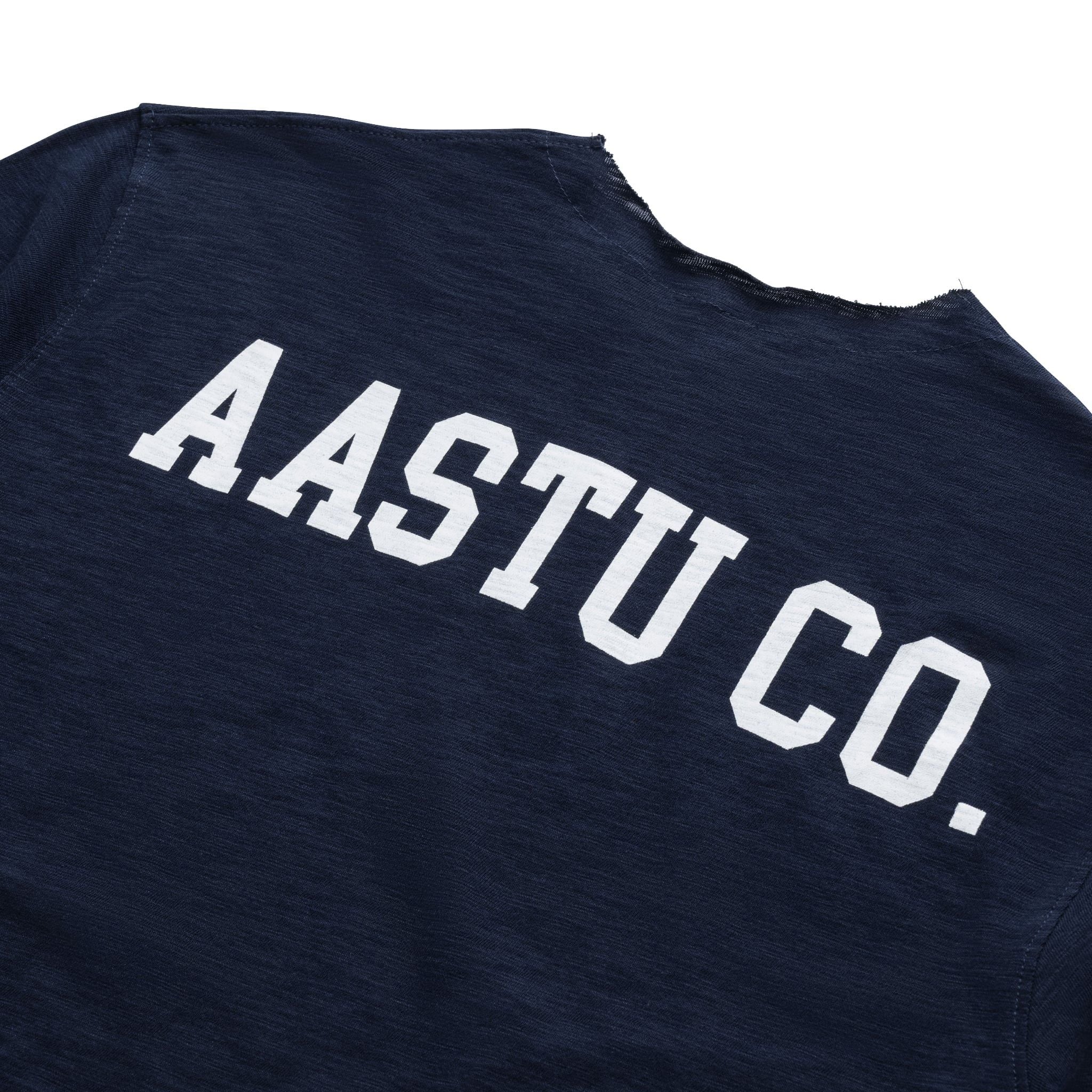  AASTU.CO SLUB LONG SLEEVE // NAVY 