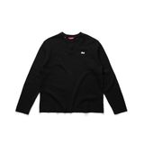  AA WAFFLE LONG SLEEVE // BLACK 