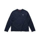  AA WAFFLE LONG SLEEVE // NAVY 