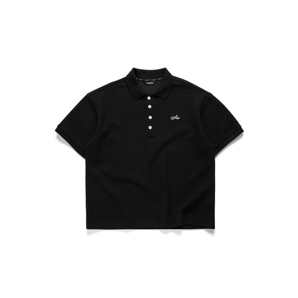  AASTU GARMENT POLO // BLACK 