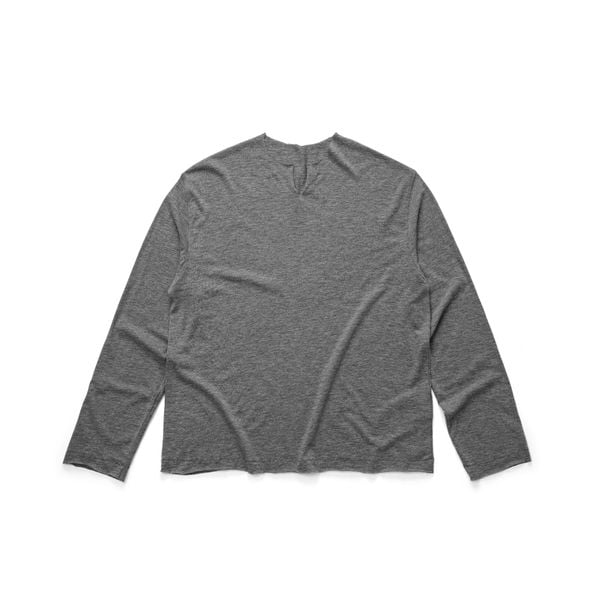  AASTU.CO SLUB LONG SLEEVE // GREY 