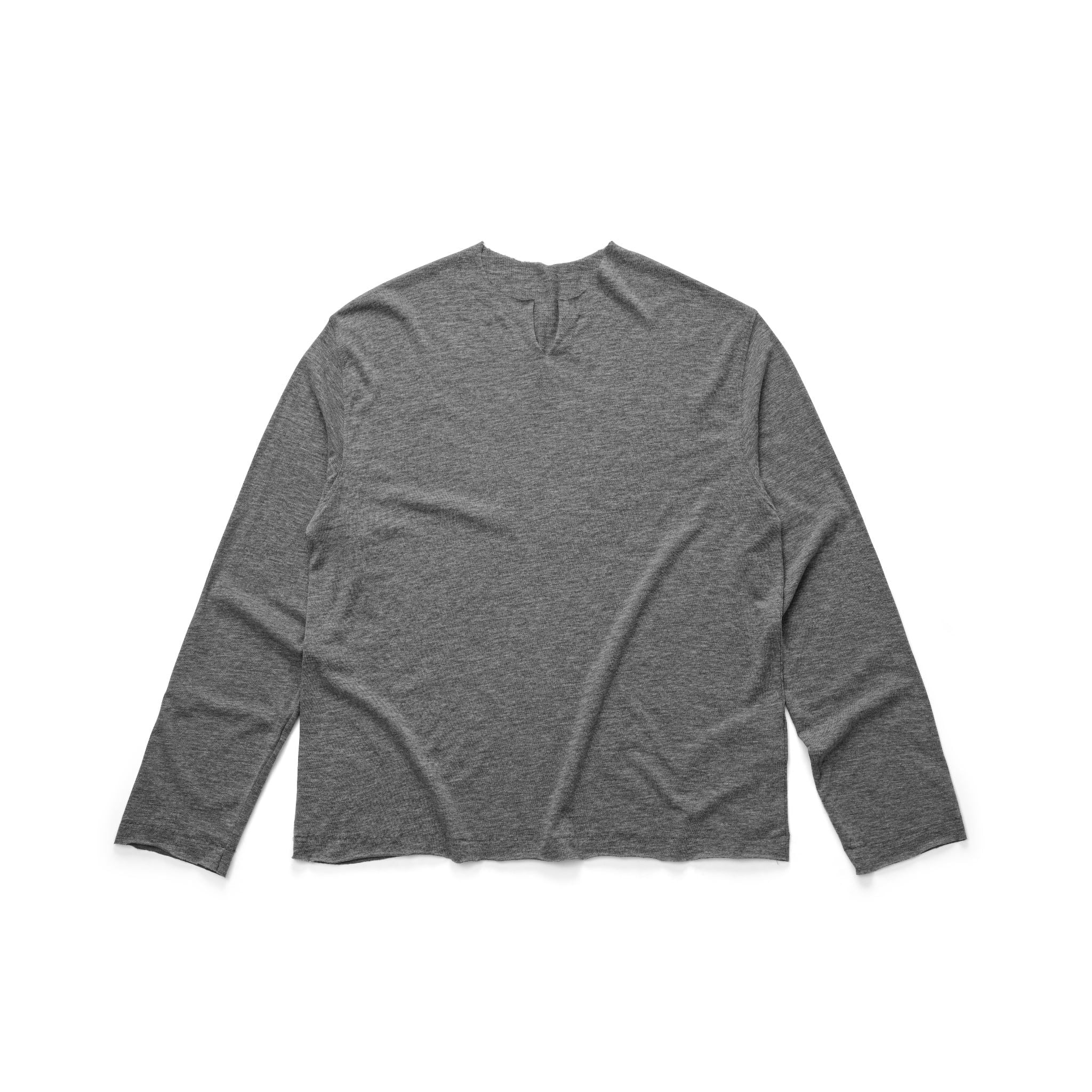  AASTU.CO SLUB LONG SLEEVE // GREY 