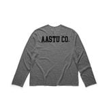  AASTU.CO SLUB LONG SLEEVE // GREY 