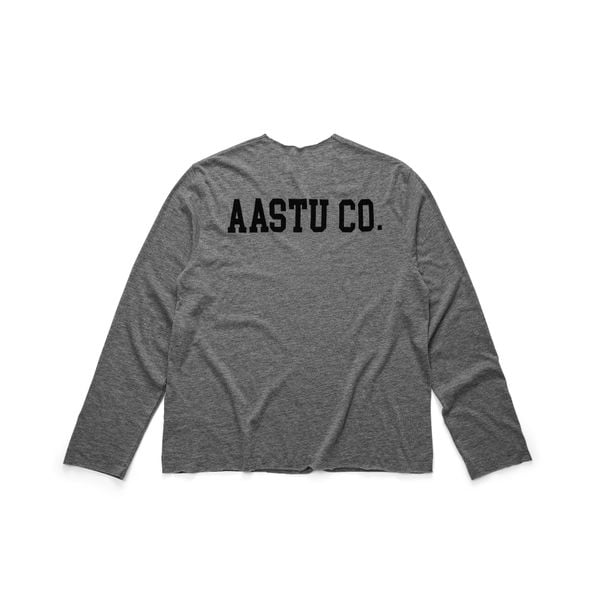  AASTU.CO SLUB LONG SLEEVE // GREY 