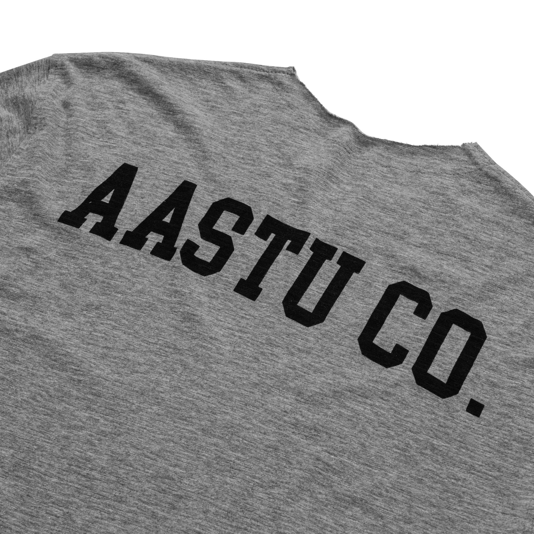  AASTU.CO SLUB LONG SLEEVE // GREY 