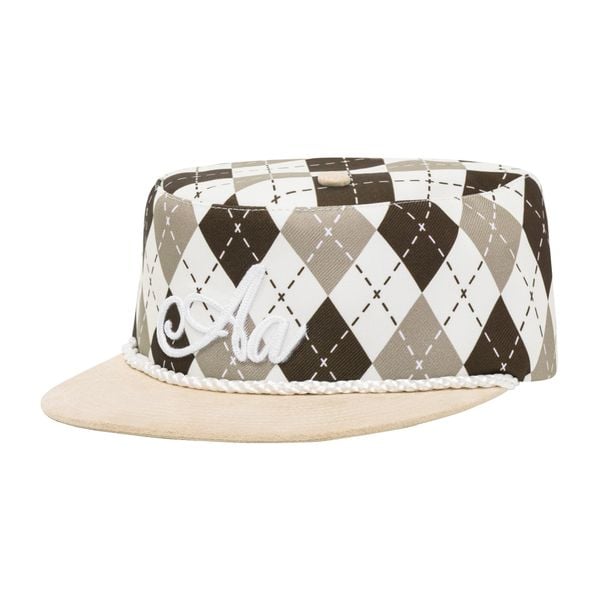  AASTU ARGYLE PILLBOX CAP // BROWN 