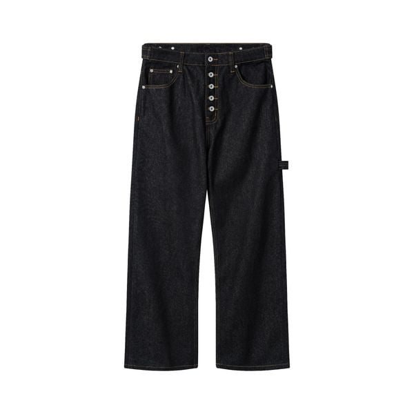  AA RAW DENIM PANTS V2 // BLACK 