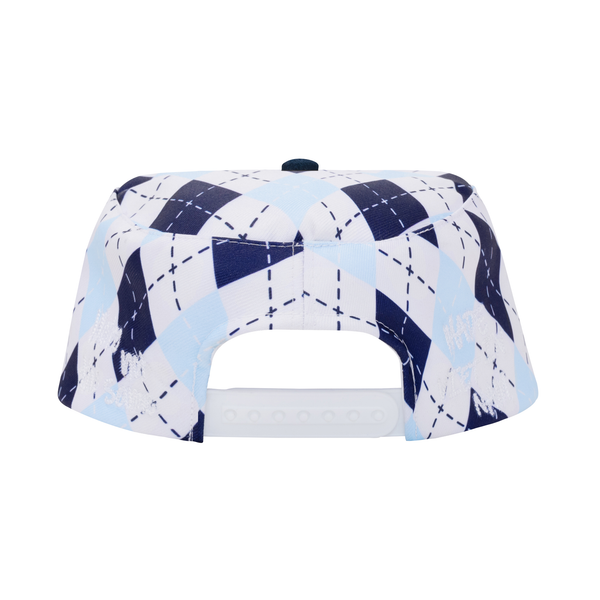  AASTU ARGYLE PILLBOX CAP // BLUE 