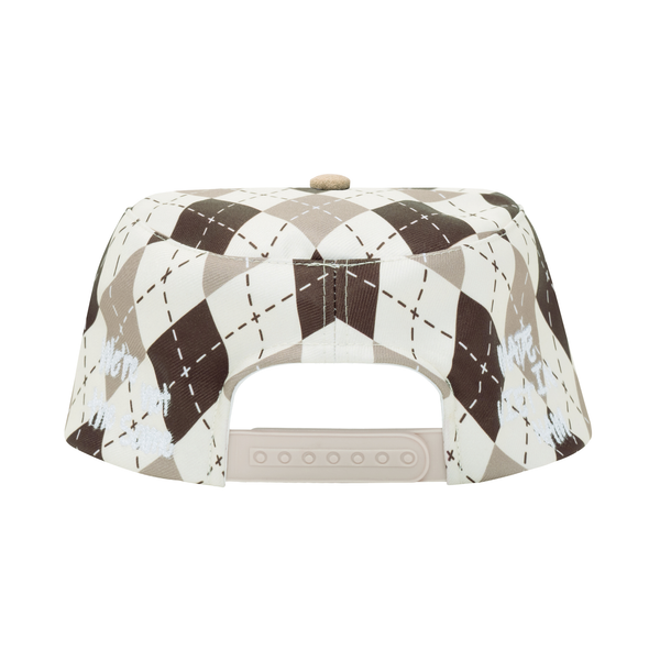  AASTU ARGYLE PILLBOX CAP // BROWN 