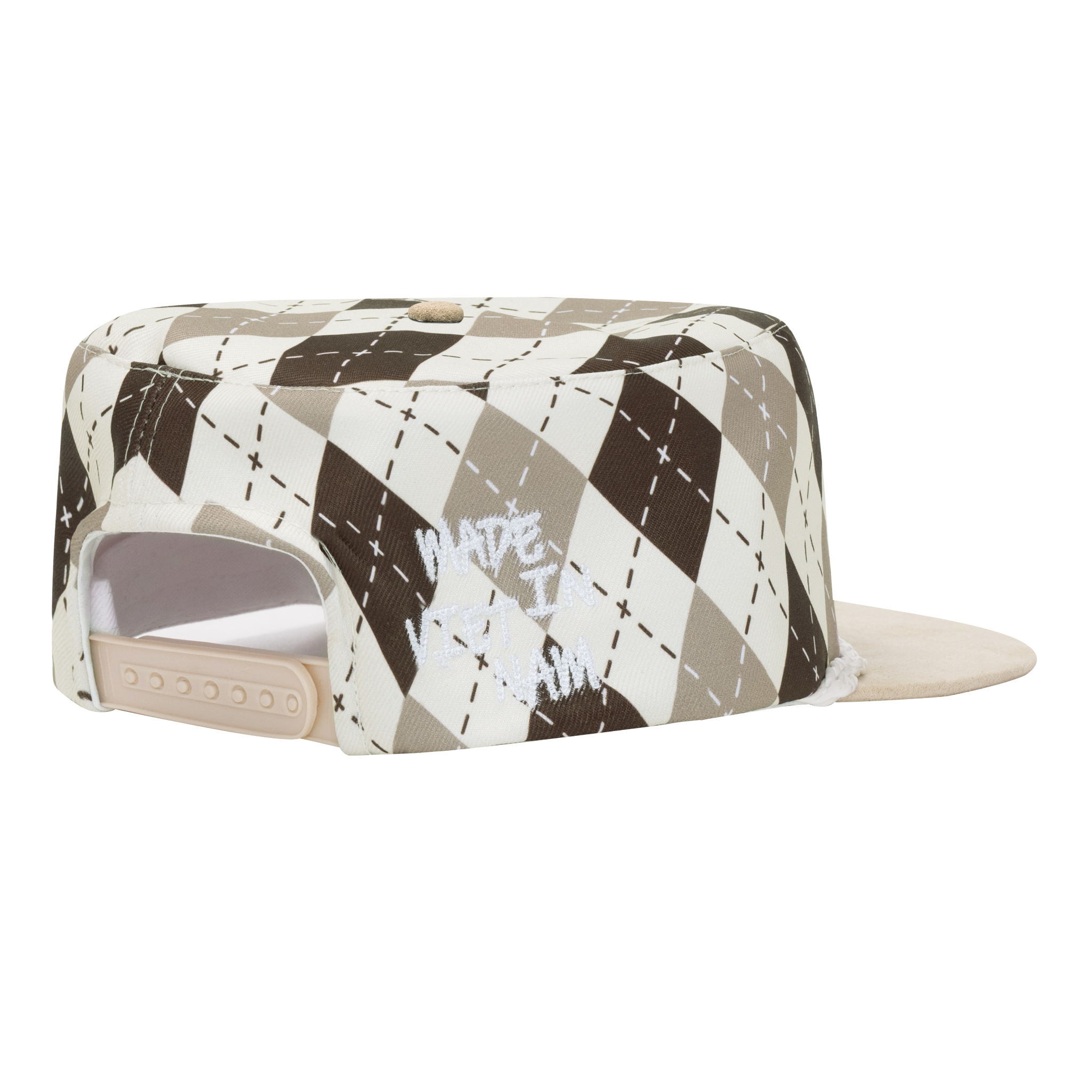  AASTU ARGYLE PILLBOX CAP // BROWN 