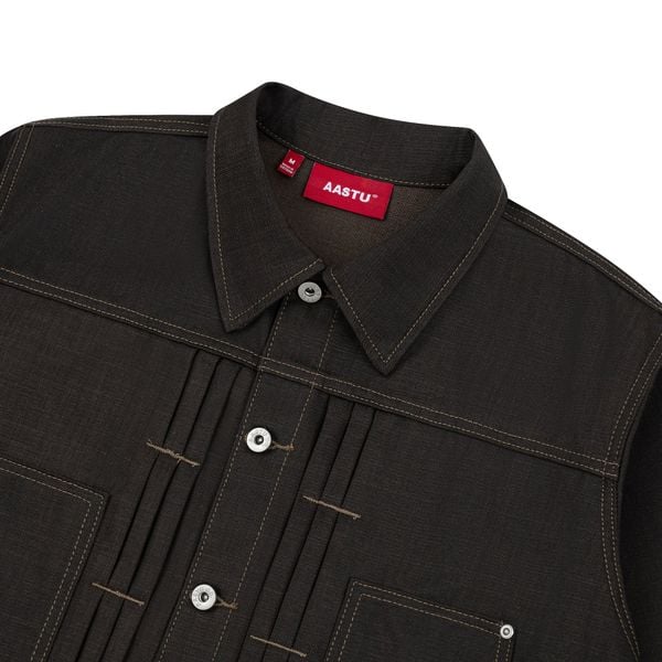  AA RIOT DENIM JACKET // BROWN 