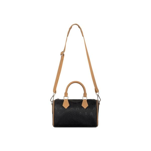 AA BOSTON BAG BLACK-CREAM 