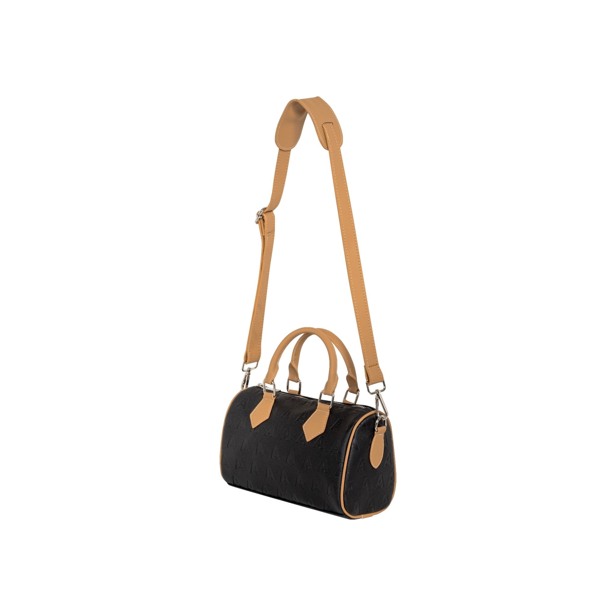  AA BOSTON BAG BLACK-CREAM 