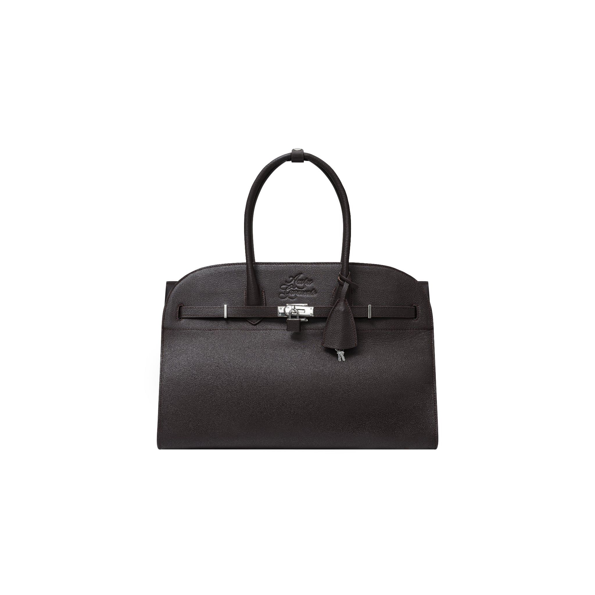  AASTU CARRYALL BAG // BROWN MILL / SILVER 