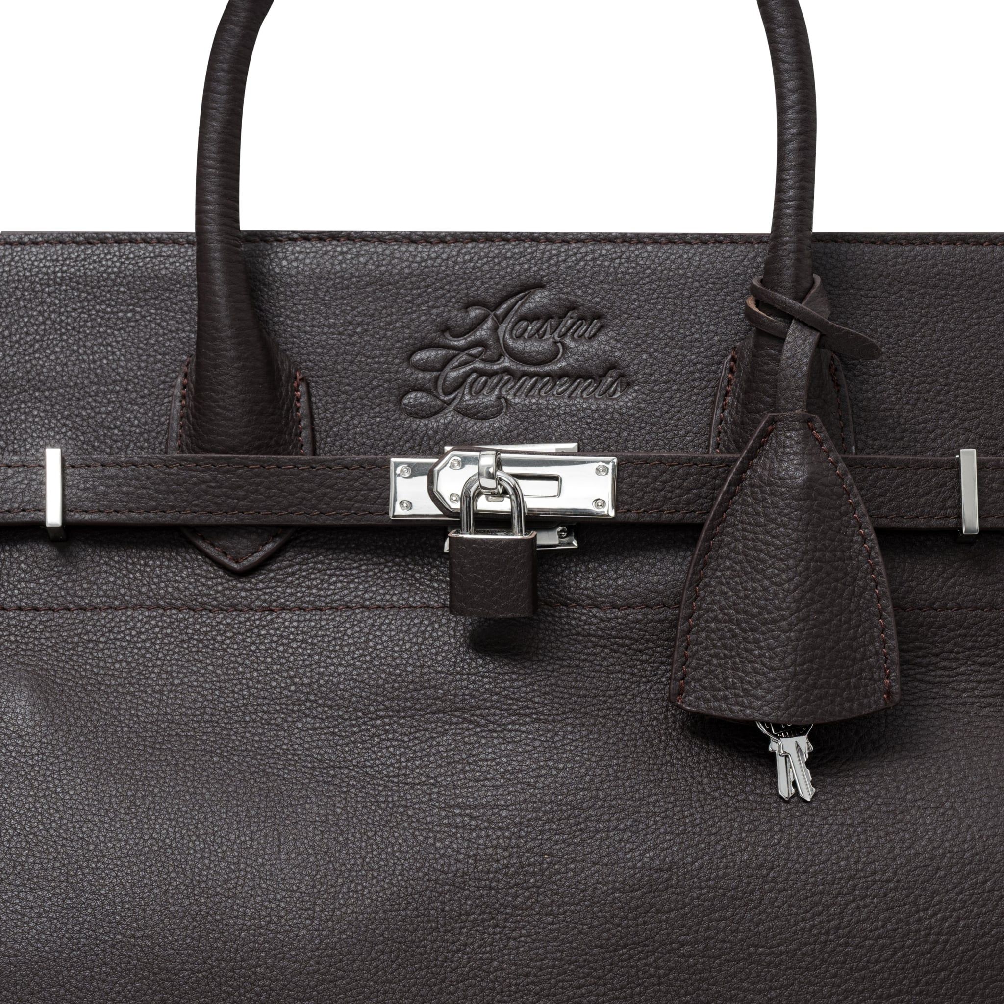  AASTU CARRYALL BAG // BROWN MILL / SILVER 