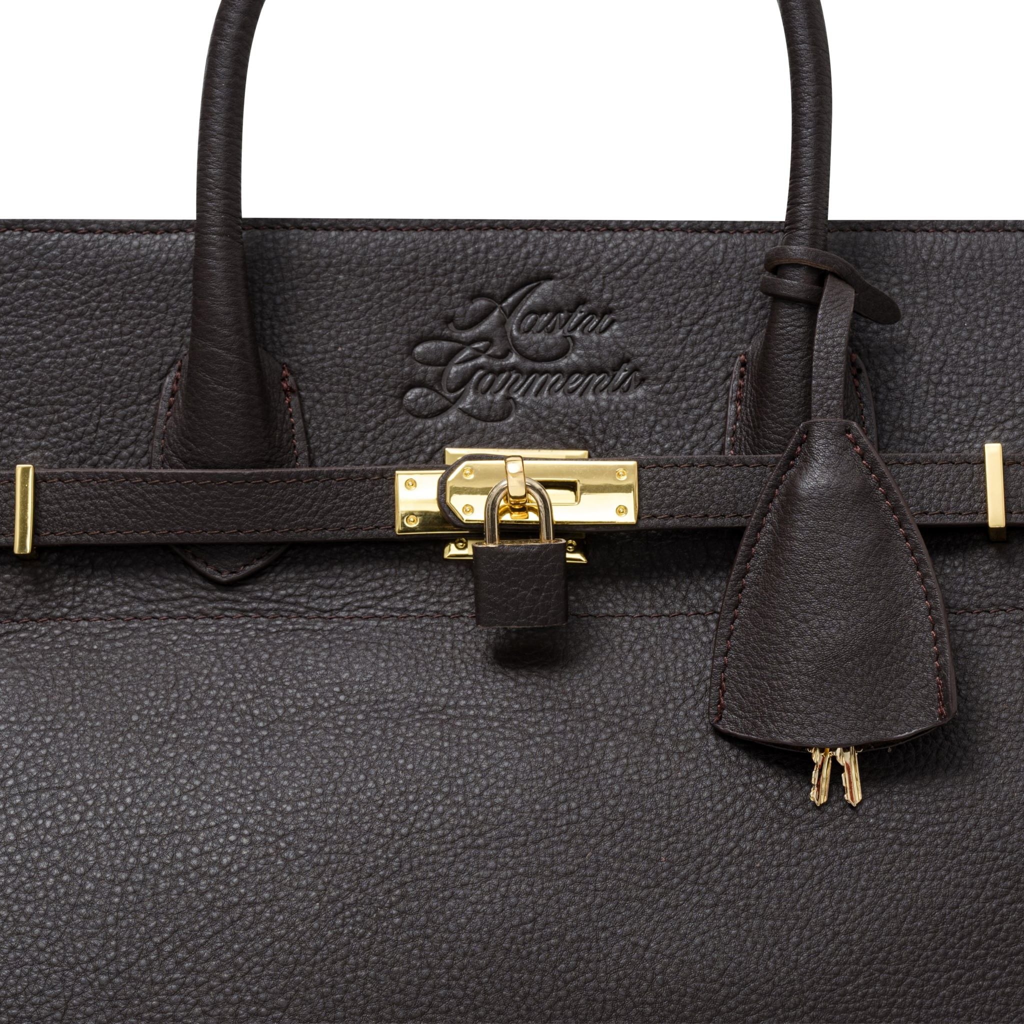  AASTU CARRYALL BAG // BROWN MILL / GOLD 