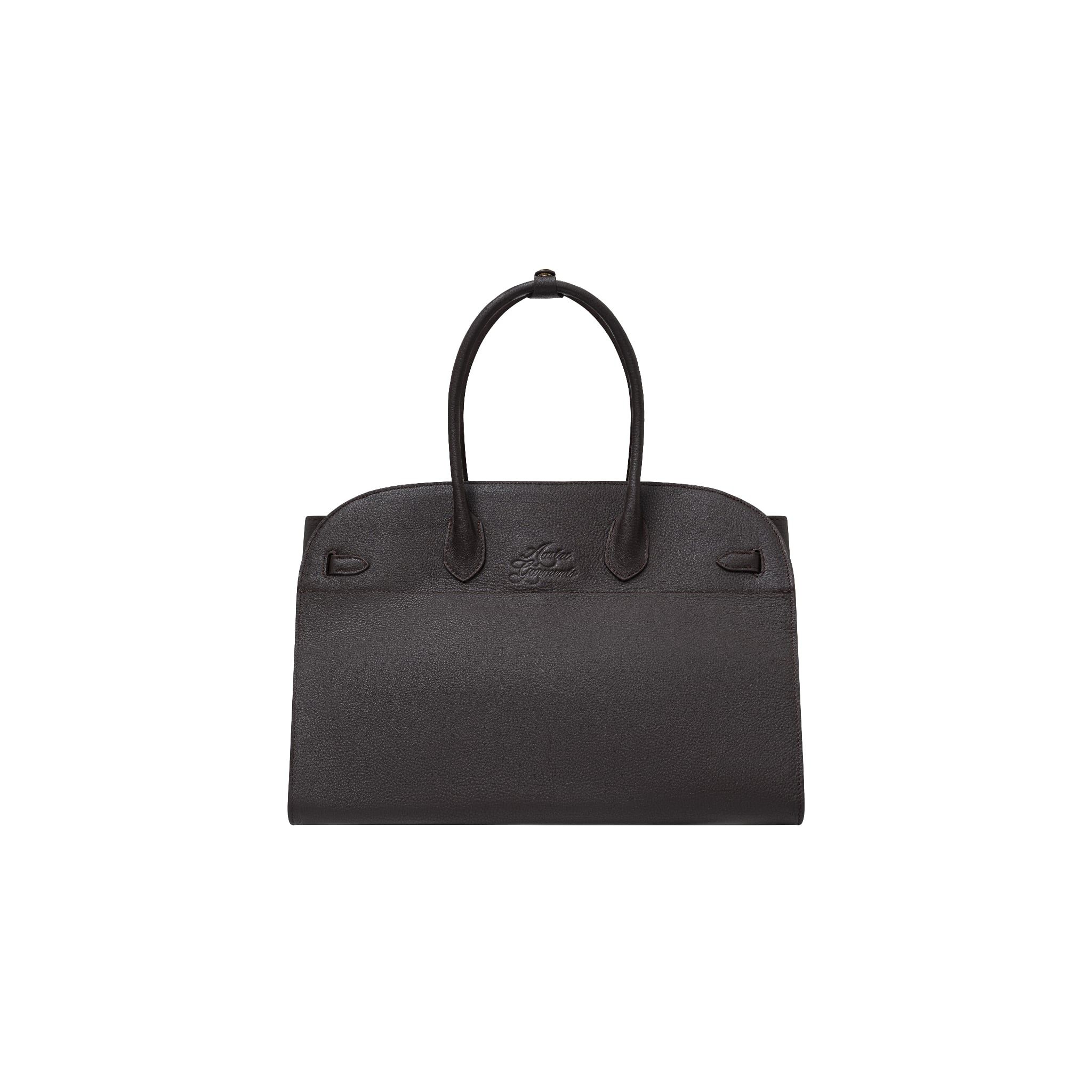  AASTU CARRYALL BAG // BROWN MILL / SILVER 