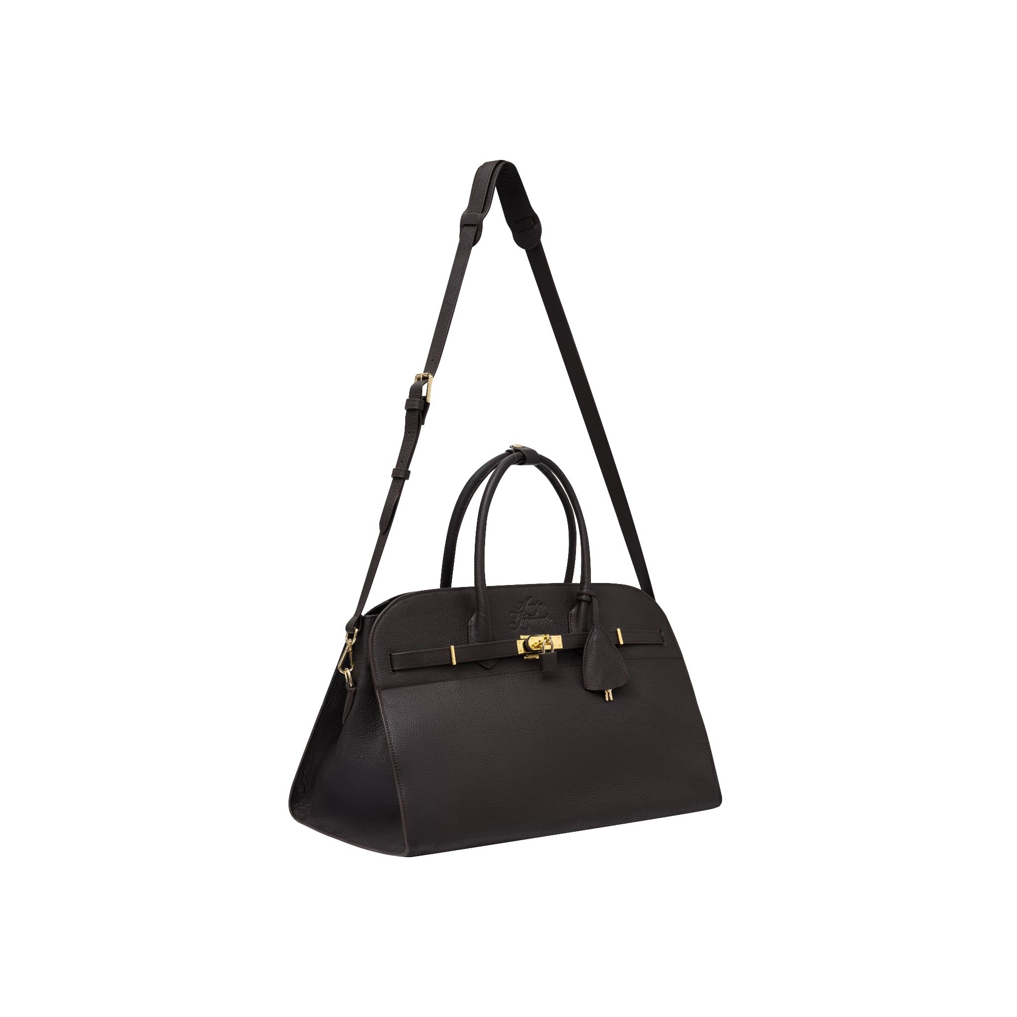  AASTU CARRYALL BAG // BROWN MILL / GOLD 