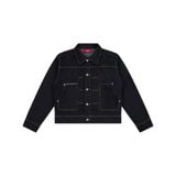  AA RIB DENIM JACKET // BLACK 