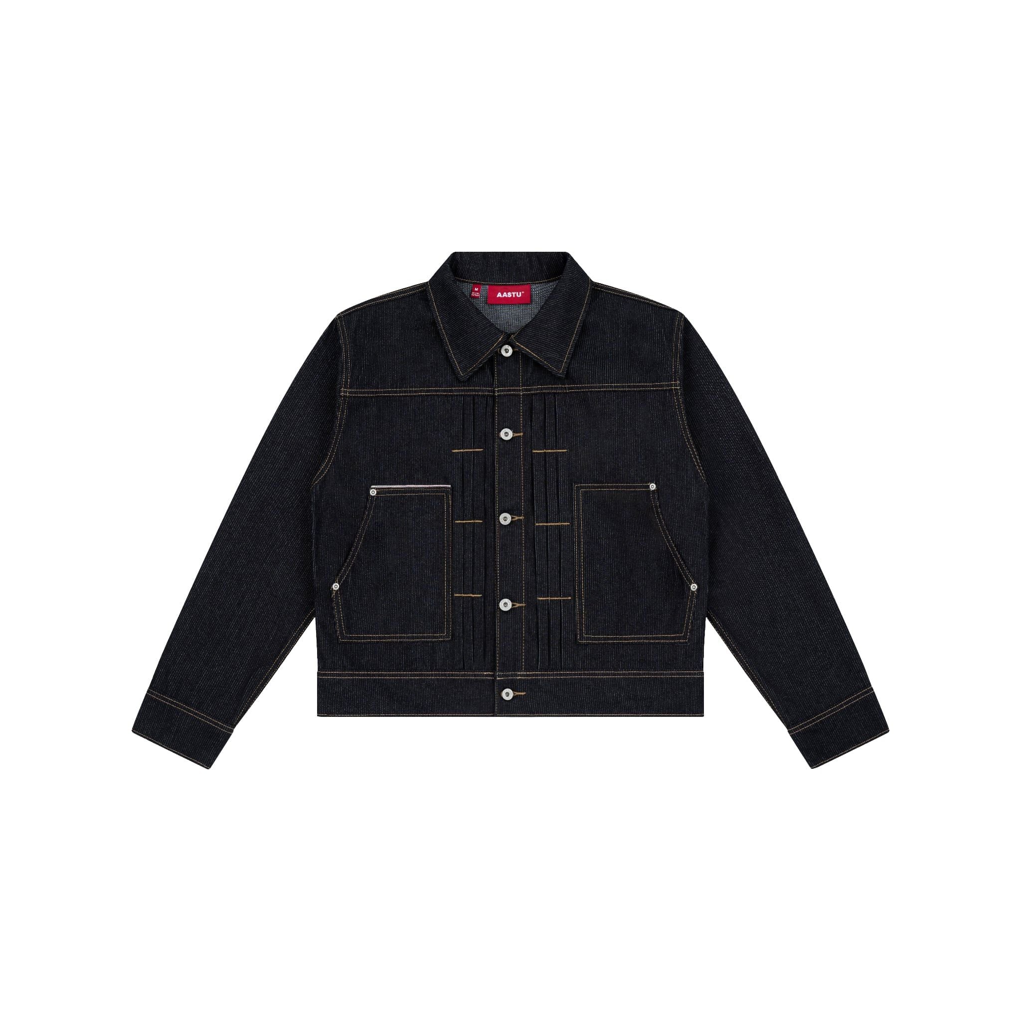  AA RIB DENIM JACKET // BLACK 