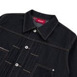  AA RIB DENIM JACKET // BLACK 