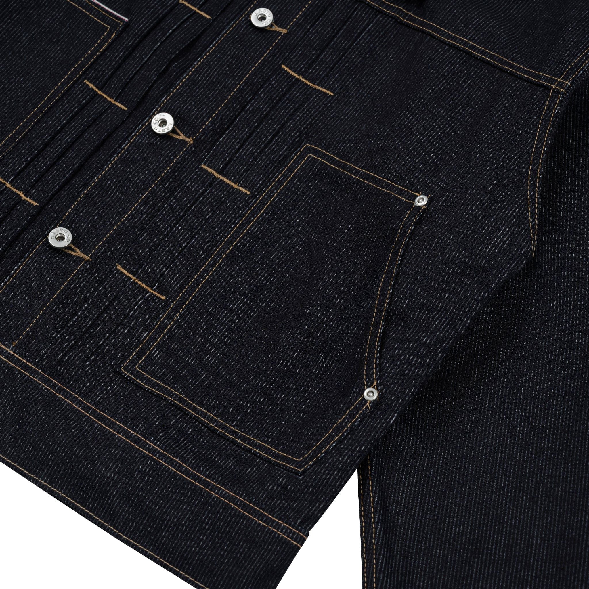  AA RIB DENIM JACKET // BLACK 