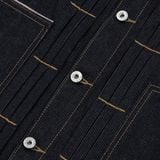  AA RIB DENIM JACKET // BLACK 