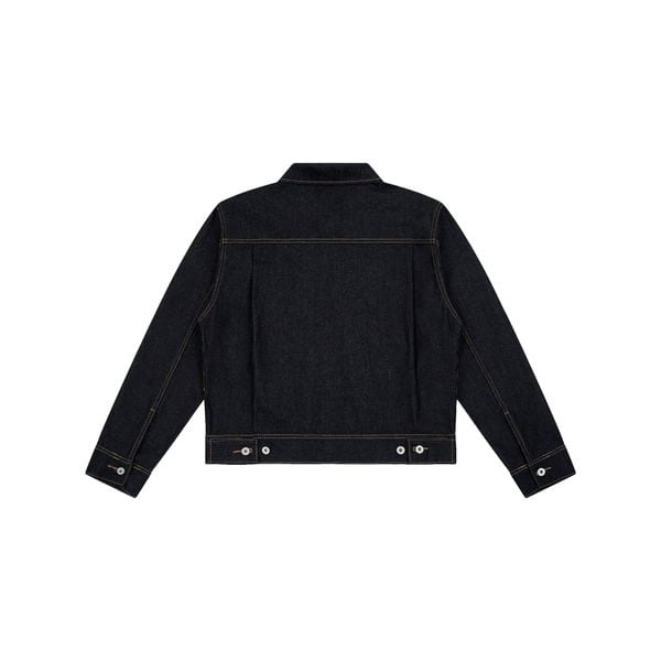  AA RIB DENIM JACKET // BLACK 