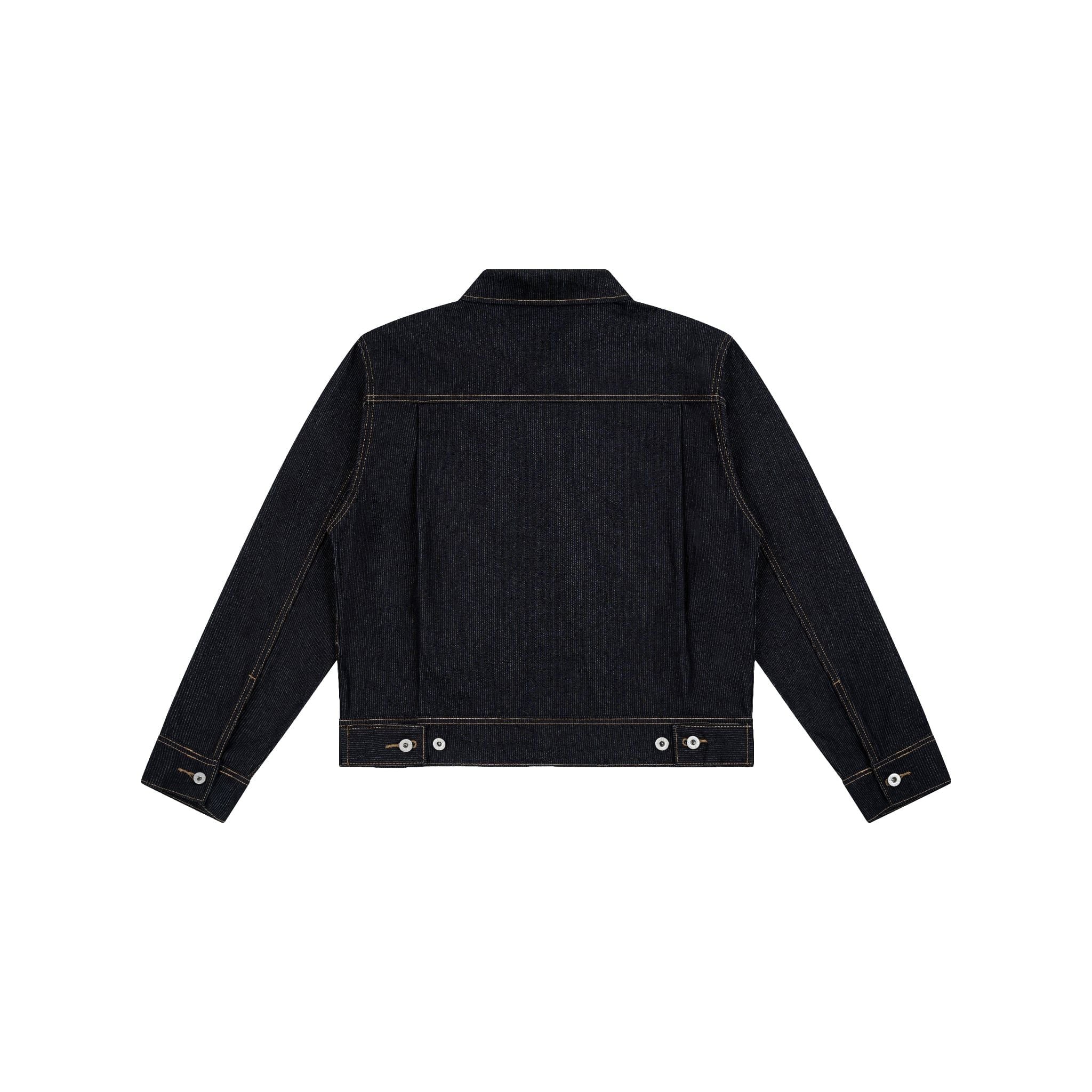  AA RIB DENIM JACKET // BLACK 