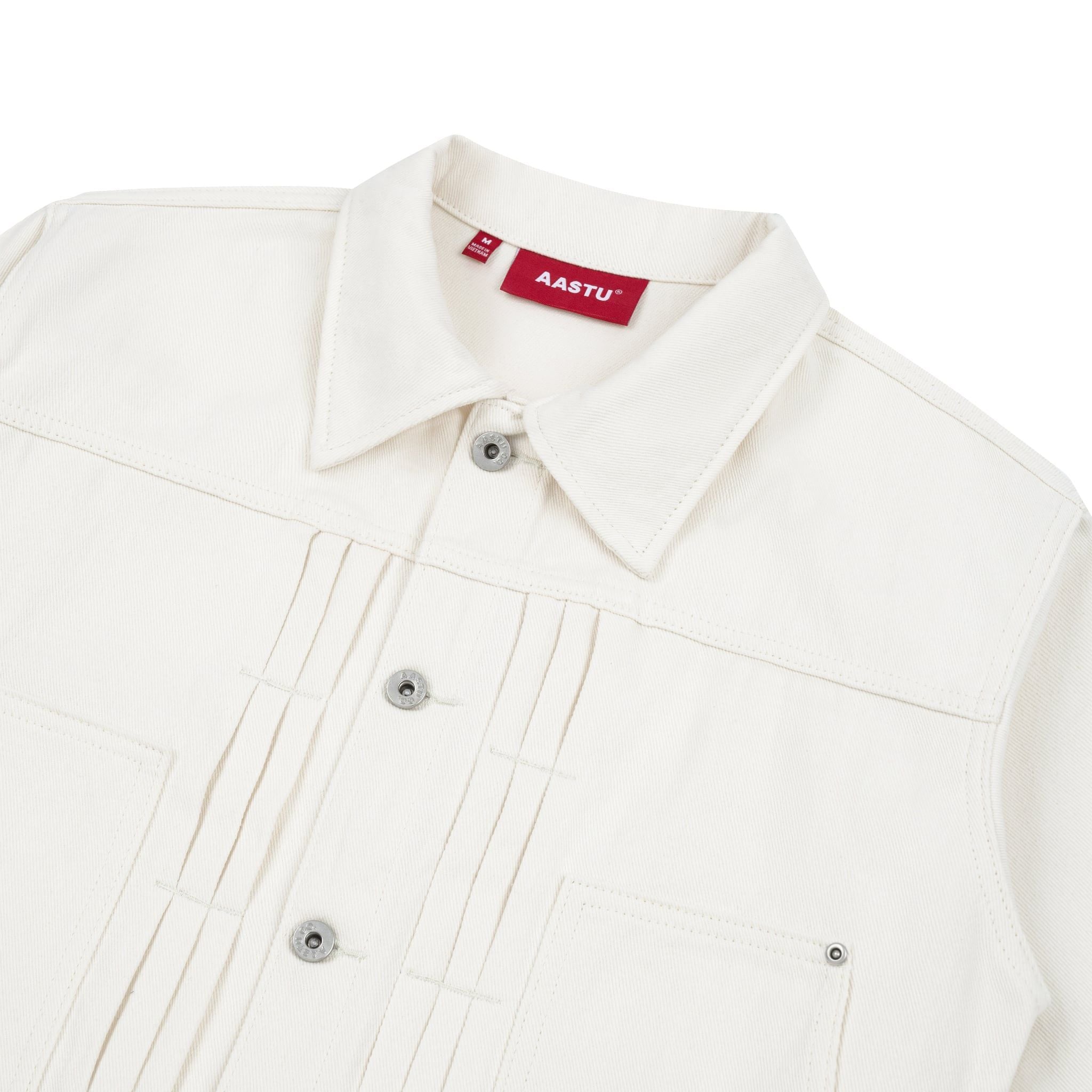  AA RIOT DENIM JACKET // WHITE 